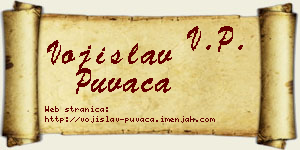 Vojislav Puvača vizit kartica
